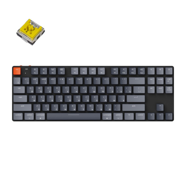 Купить Механическая клавиатура Клавиатура Keychron K1SE, TKL, RGB подсветка, Banana Switch (K1SE-E4)